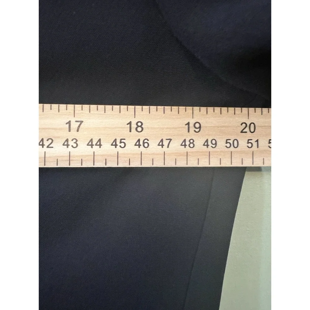 Evan-Picone Dress Jacket Sz 8 Black Beaded Mesh Trim Open Front Career Formal